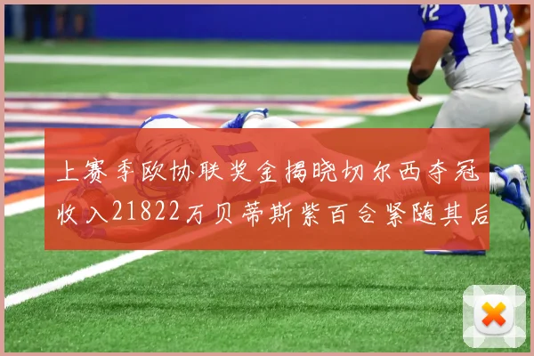上赛季欧协联奖金揭晓切尔西夺冠收入21822万贝蒂斯紫百合紧随其后